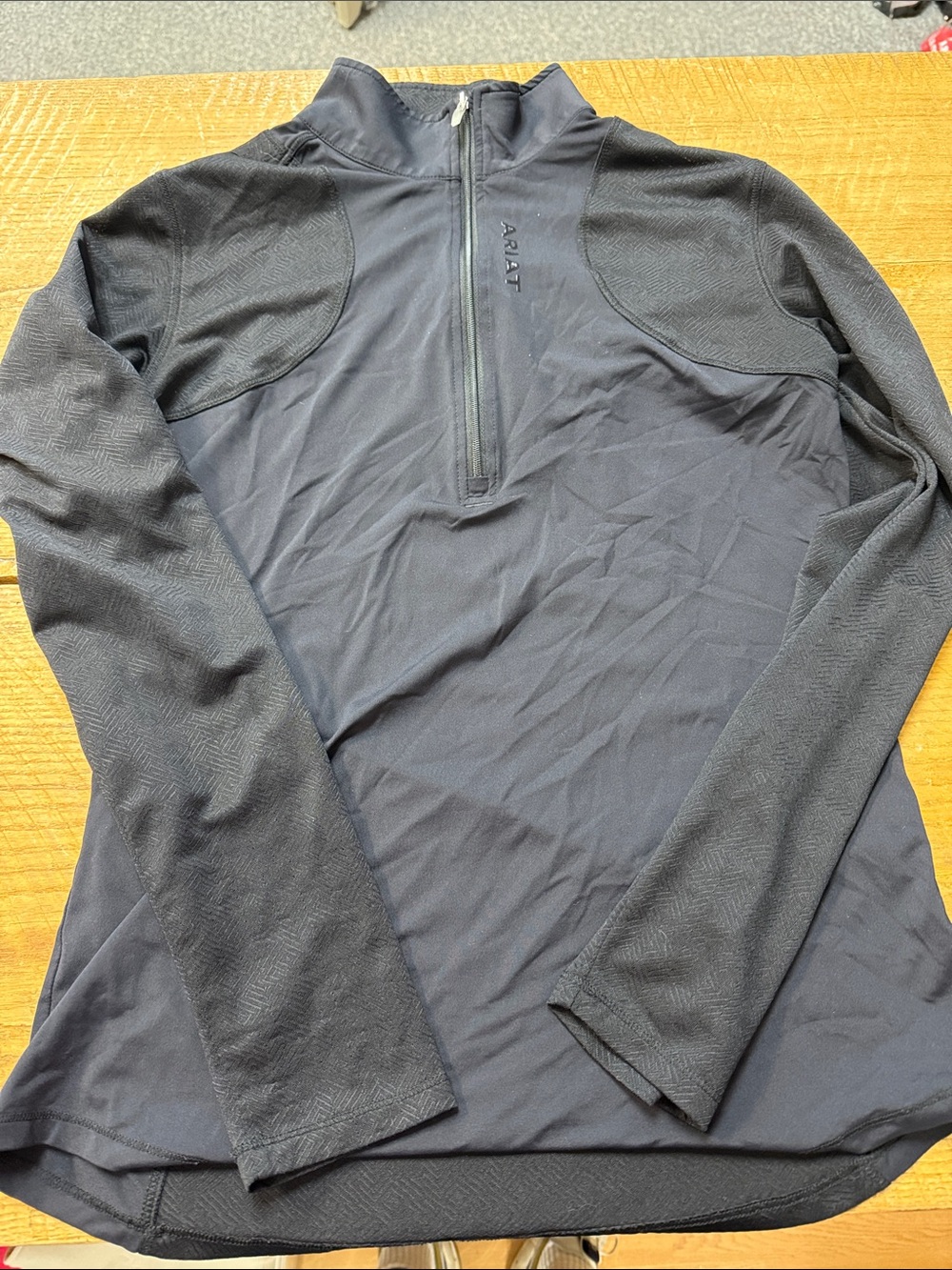 Ariat black Long Sleeve Quarter-Zip Top